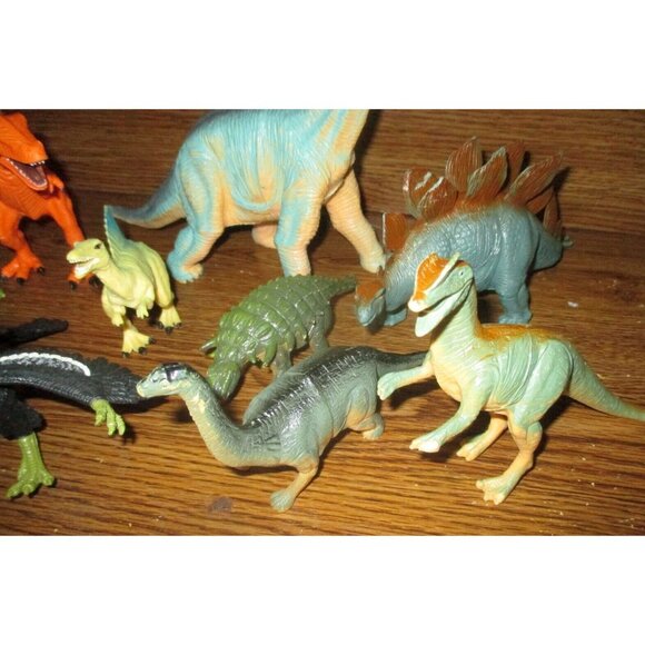 Mixed Lot of 9 Large Dinosaur Toys Figures from Kid Galaxy - Picture 4 of 8